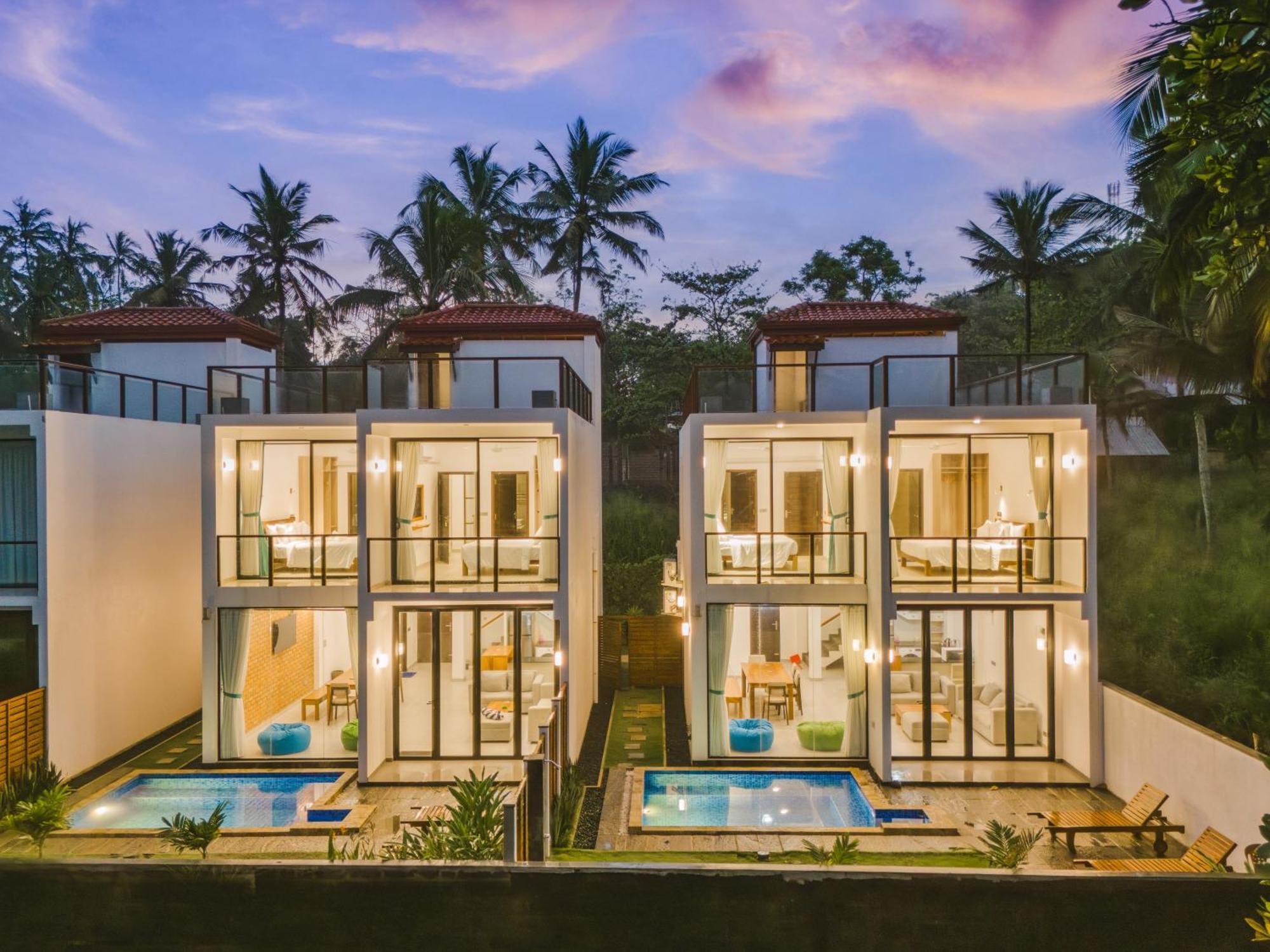 Kaas Villas - Entire Two Bedroom Villa With Private Pool & Garden Dikwella Bagian luar foto